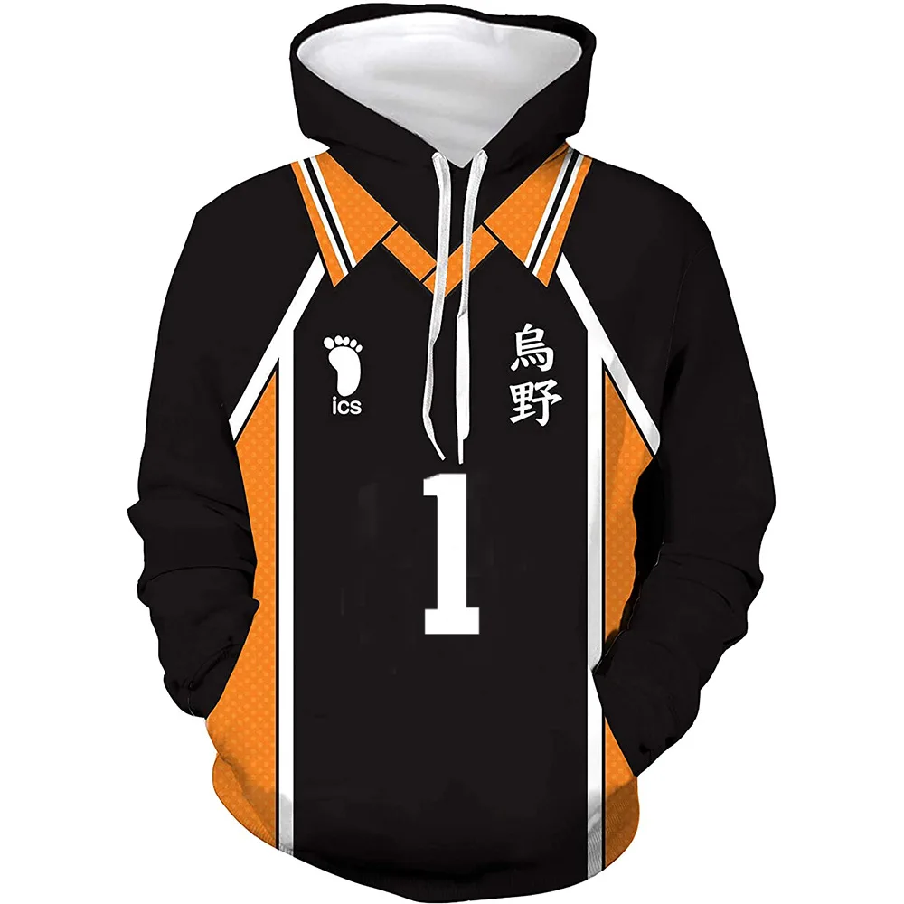 Cosplay Haikyuu Hoodie Volleyball Anime Volleyball Boys Figure Uniform