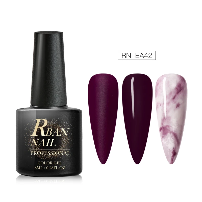 S07845 RBAN NAIL 8 мл Цветной Гель-лак для ногтей Sock Off длительный гель лак для ногтей Цветущий матовый эффект УФ гель лак Инструменты для дизайна ногтей - Цвет: S07845