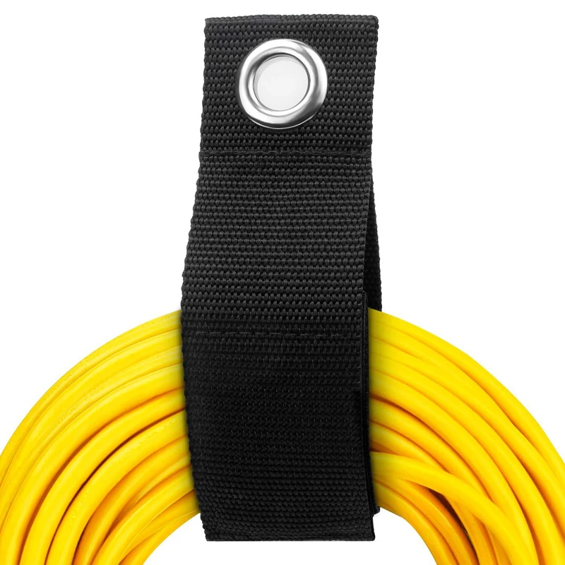 Cable Organizer Storage Organizer 1pc Heavy Duty Extension Cord Cable Hose Holder Organizer Storage Strap for Basement Garage Hook Cable Hose Rope Wrap Hanger