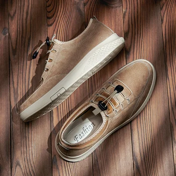 

2020 genuine moccasins sapatos board eleganti large loafers shoes Moccasins scarpe autumn sneakers sapatenis Mens fashion size