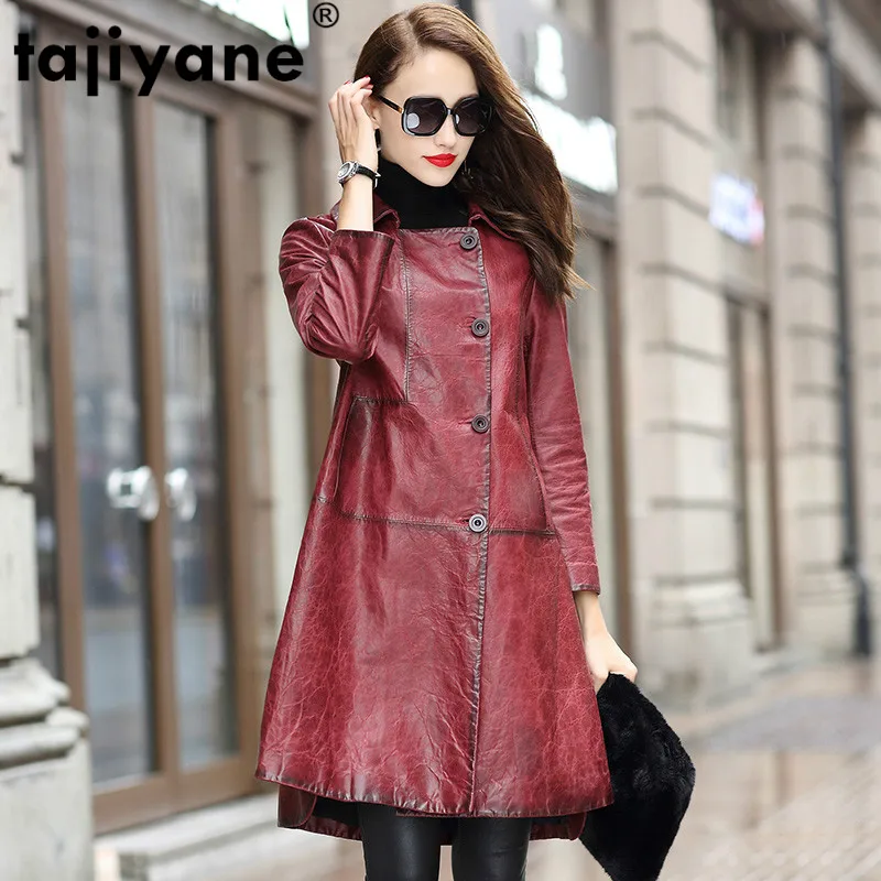 

Real Genuine Leather Jacket Spring Autumn Coat Women Clothes 2021 Korean Vintage Sheepskin Coat Chaqueta Mujer BL18T929 ZT3094