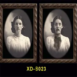 3D Изменение лица призрак рамка ужас портретный Жуткий Хэллоуин, праздничная вечеринка украшения