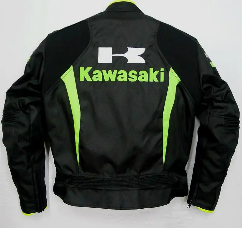 Новые мужские off-куртка Kawasaki Беговые гоночный куртка команда зеленый мотоциклетная куртка