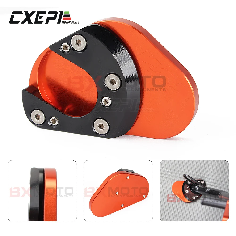 Выдвижная подставка для мотоцикла боковая удлинитель KTM RC 125 200 390 Duke 690 Enduro SMC 950 990
