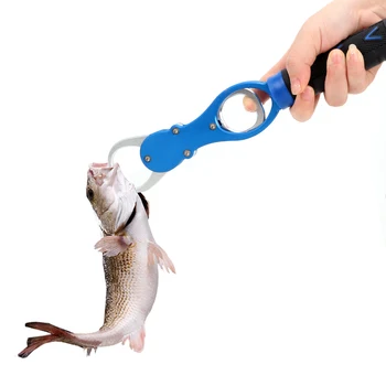 

NICEYARD Fish Gripper Hook Fishing Lip Grip With 0- 16KG Scale Fishing tools Aluminum Alloy Hand Tools Fishing Pliers