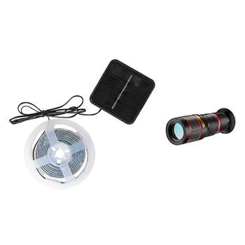 

New LED Basketball Hoop Lights Solar Light & 20X Zoom Telephoto Camera Lens 4K HD Monocular Telescope Phone Camera Lens