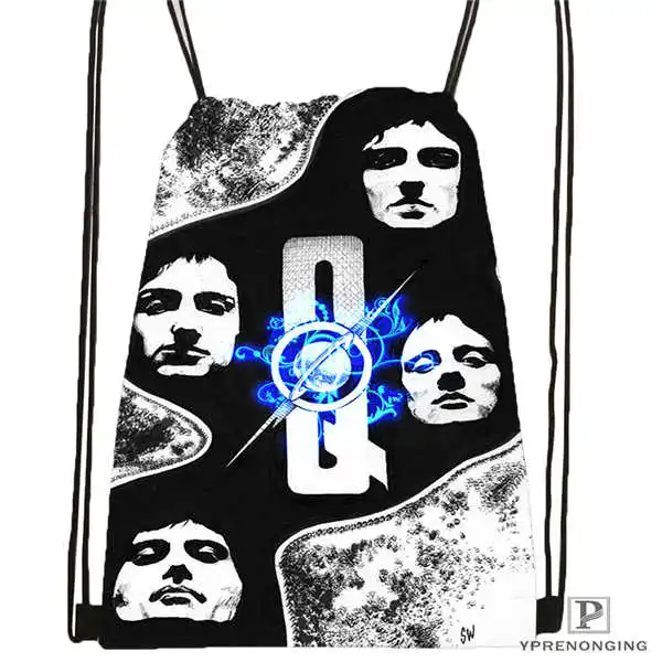 На заказ queen Drawstring рюкзак сумка милый рюкзак для детей ранец(черная спинка) 31x40 см#180531-04-69 - Цвет: Drawstring Backpack