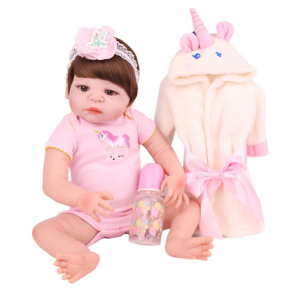 KAYDORA 55 см силиконовые куклы Reborn 22 дюйма живой реалистичный Bebe реалистичные
