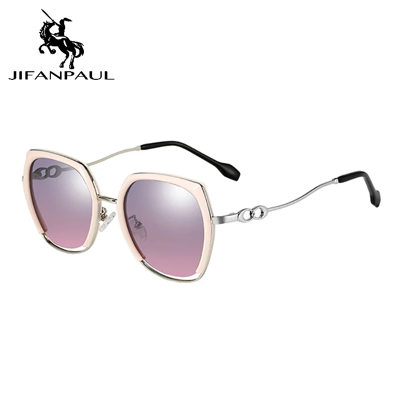 

JIFANPAUL New sunglasses fishing sunglasses polarized square fashion glasses metal frame fashion uv400 driving glasses male