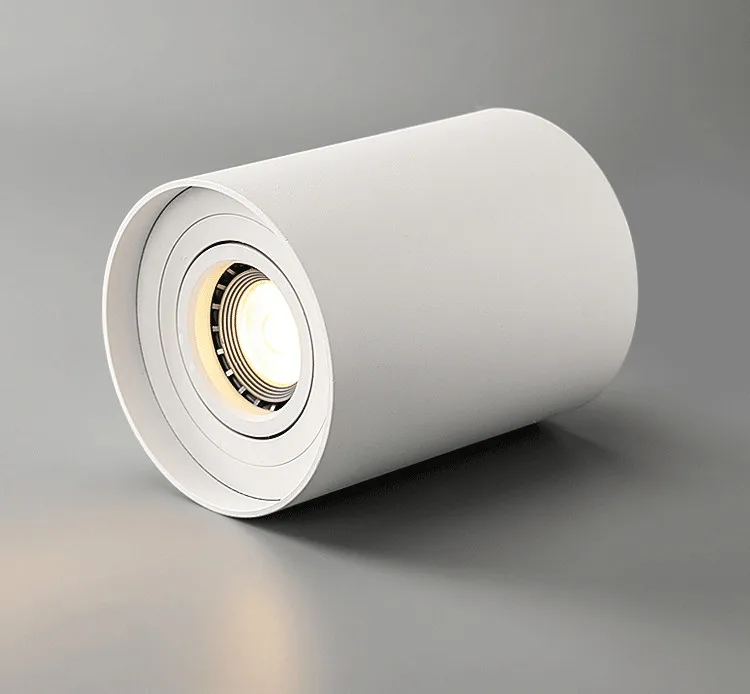 普洛缇led射灯明装吸顶式led客厅走廊过道灯筒灯cob聚光灯单灯-tmall_13