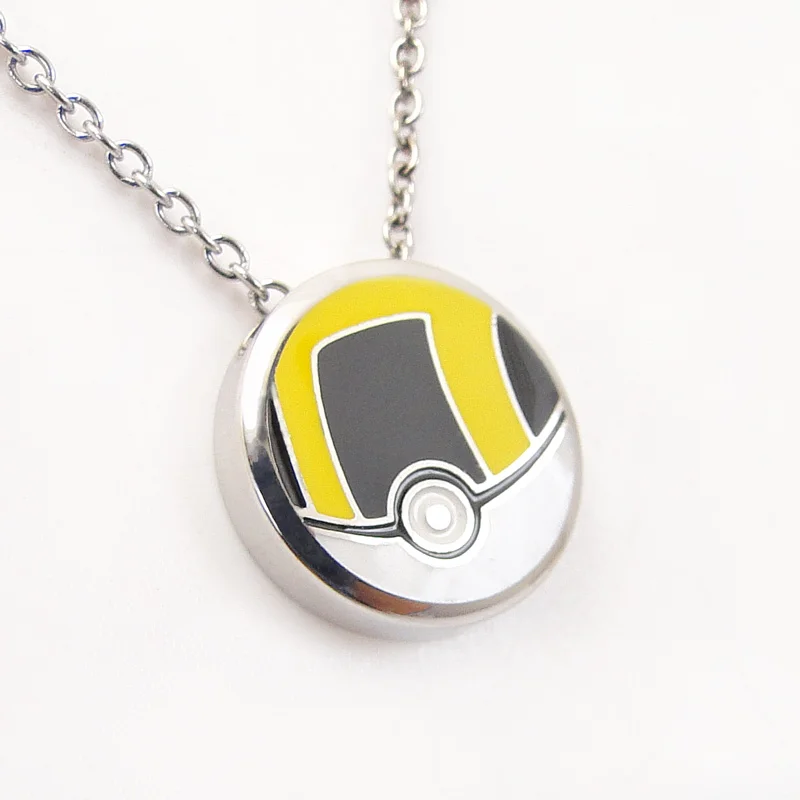 DICAYLUN ожерелье из нержавеющей стали подвеска Женская Длинная цепочка Pokeball милые
