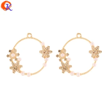 

Cordial Design 50Pcs 30*28MM Jewelry Making/Earring Stud/Snowflake Ring Shape/Hand Made/DIY Earring Accessories/Earring Findings