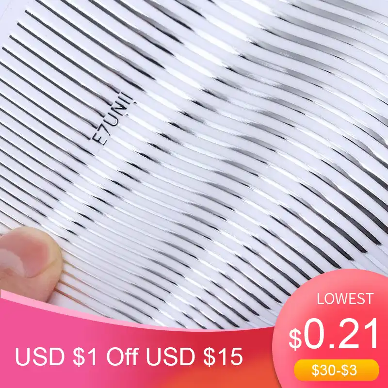 Bạc Sọc Vang Dong Hoa Văn 3d Miếng Dan Mong Tay Vẫy Tay Ngoi Sao Truyền Hinh ảnh Dan Mong Tay Tự Adhensive Trượt Decal Trang Tri Miếng Dan đề Can