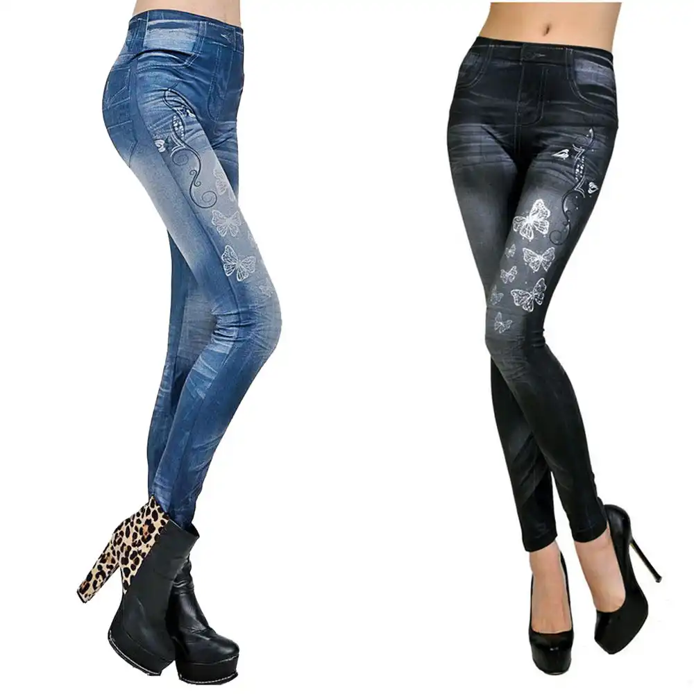 cotton jean leggings