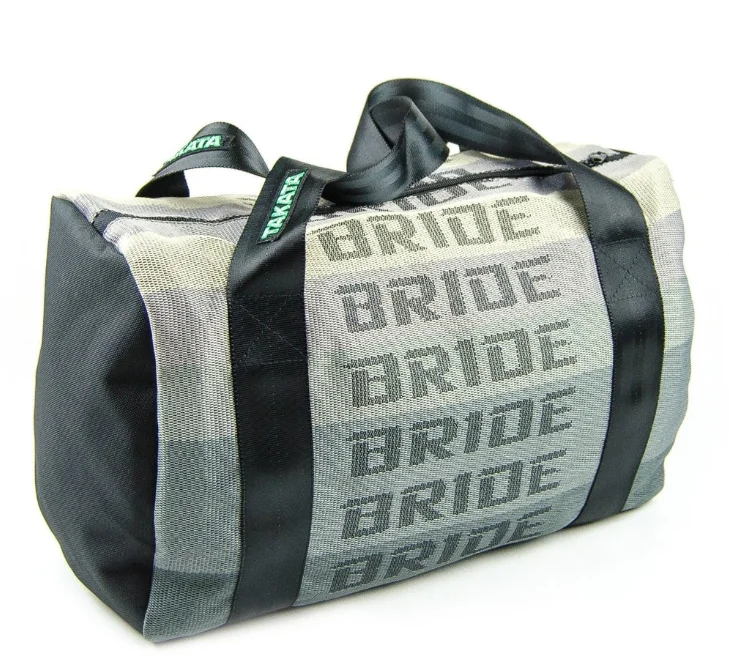 

Edbetos JDM Style BRIDE Fabric Canvas Handbag Racing Handbag Messager Duffle School Bags Outdoor Traveling Bag Racing Souvenirs