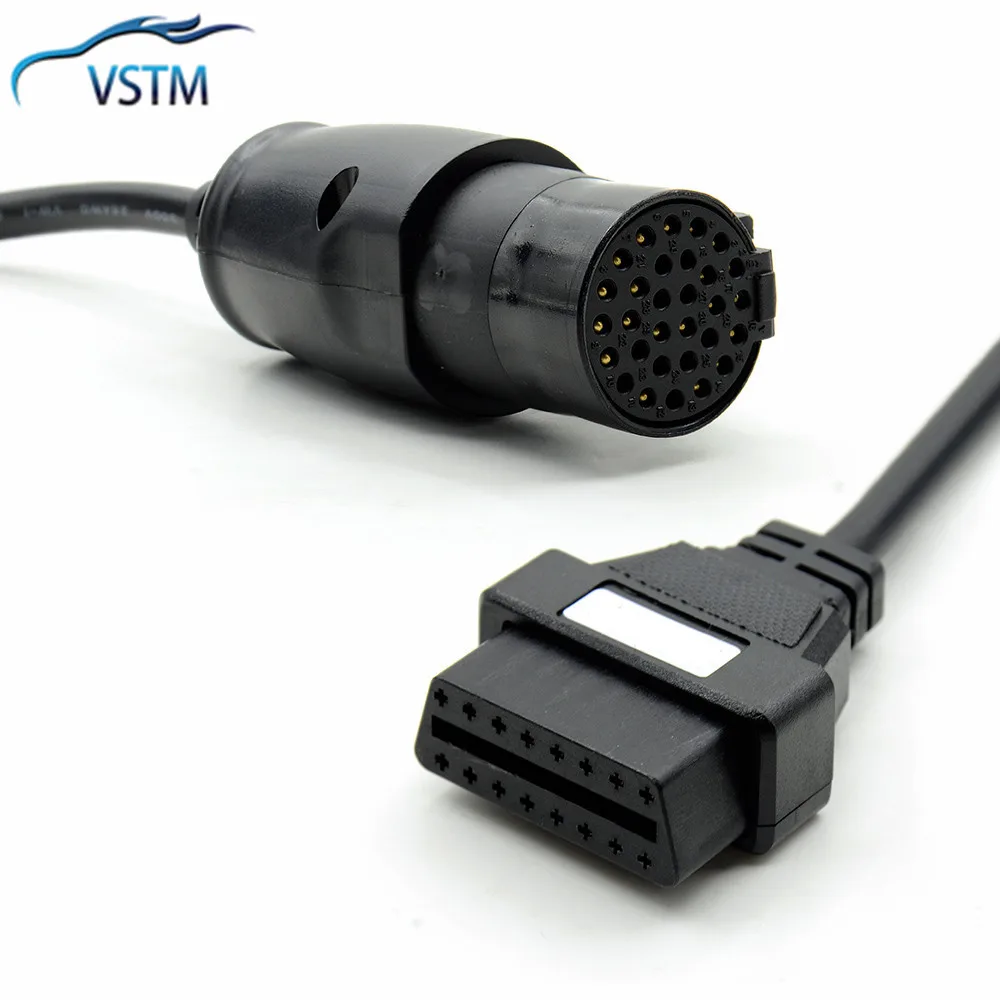30 Pin OBD2 женский 16Pin сканер кабель адаптер для Ive * co дизельных транспортных средств