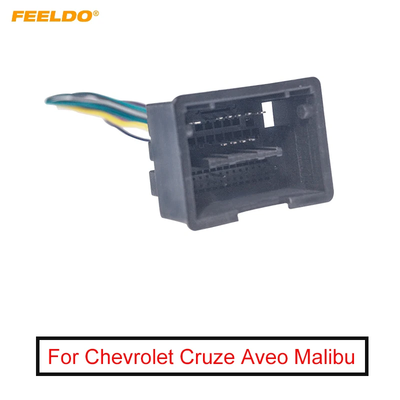FEELDO 5 шт. Автомобильная стерео аудио установка проводки адаптер для Chevrolet Cruze Aveo