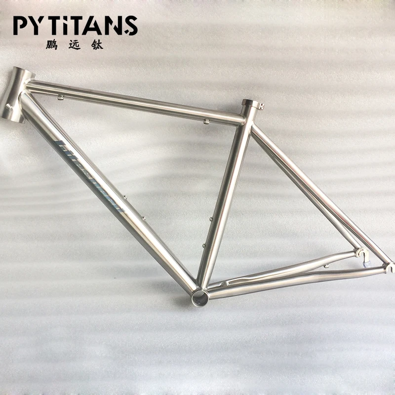 Титан велосипедная Рама из сплава для дорожных велосипедов и вилка 700C GR9 сплав