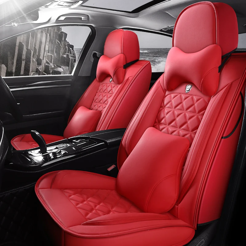 Full Coverage Eco leather auto seats covers PU Leather Car Seat Covers