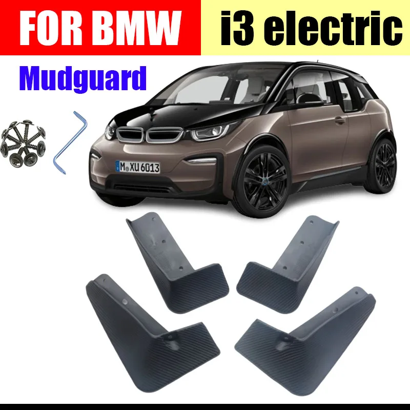 A-Premium Mud Flaps Splash Guards Compatible with BMW i3 2014-2020 Front and Rear 4-PC Set 