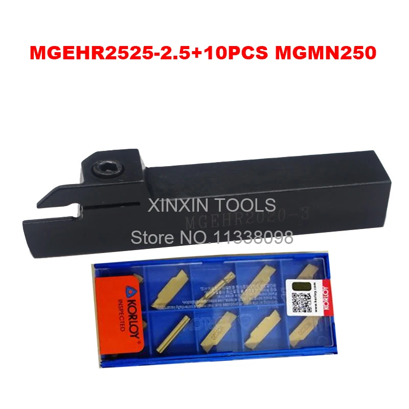 

MGEHR2525-2.5 1 шт. + 10 шт. MGMN250-G = 11 шт./компл. ЧПУ токарные станки NC3020/NC3030 подвергая механической обработке стальных Бесплатная доставка