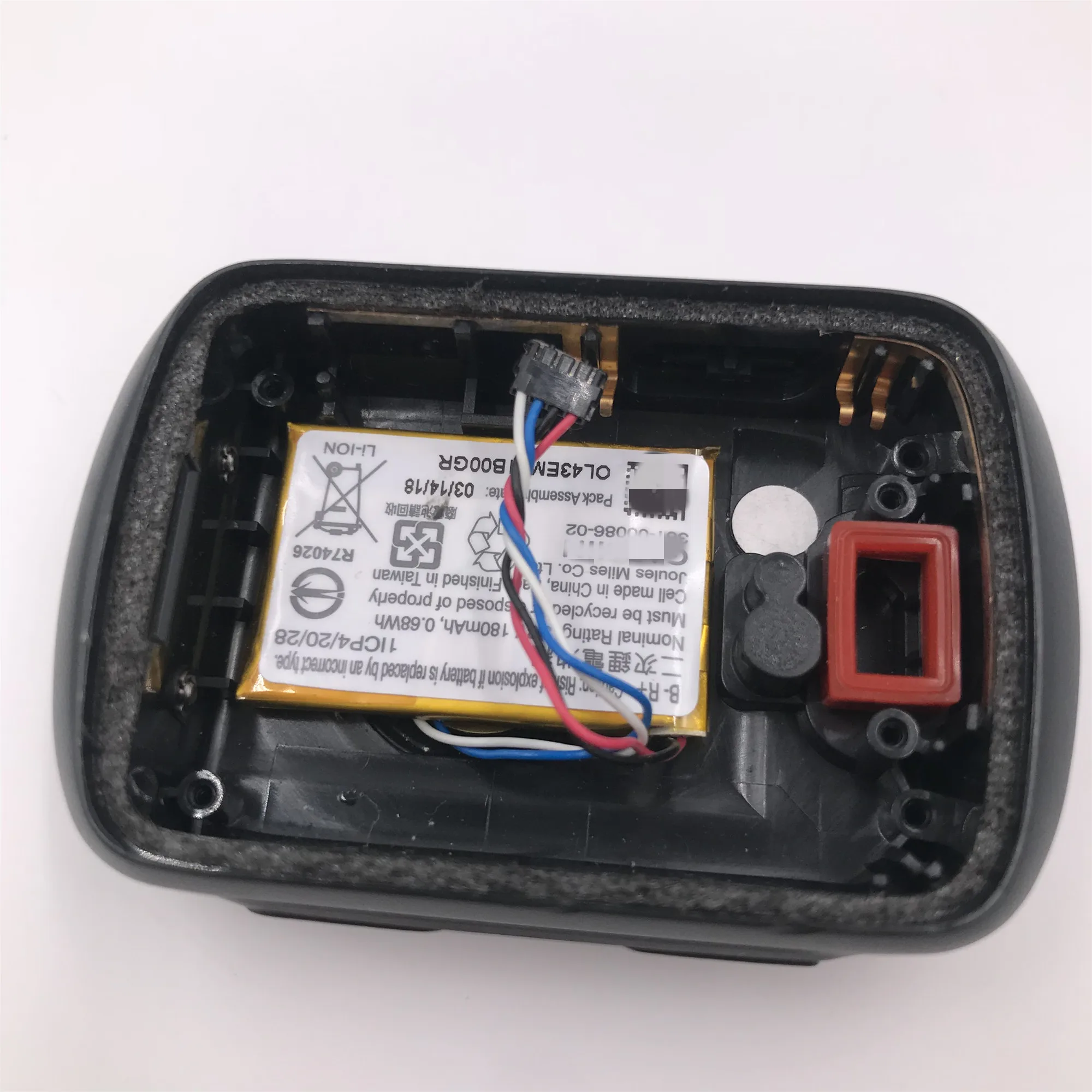 For Edge130 Bicycle stopwatch back cover And battery Apply to GARMIN EDGE130 Speedometer Repair and replace the rear battery