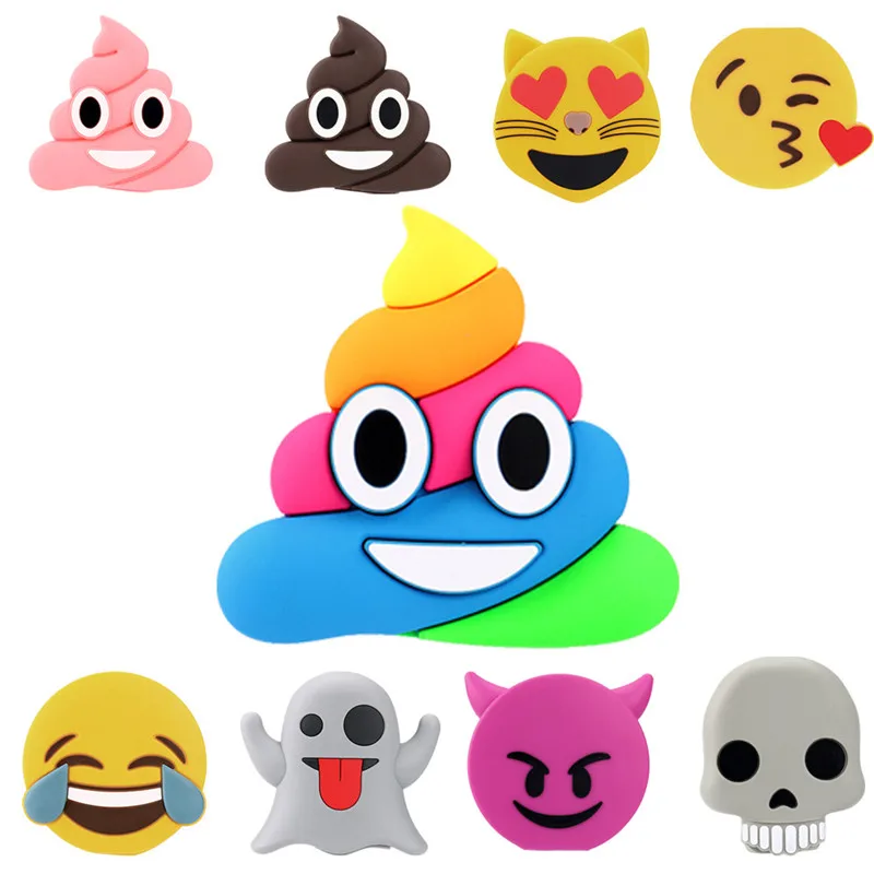 

2019 Cute Emoji 8000mAh Power Bank Portable USB External Battery Charger External Battery Pack Powerbank For Xiaomi Cell Phone