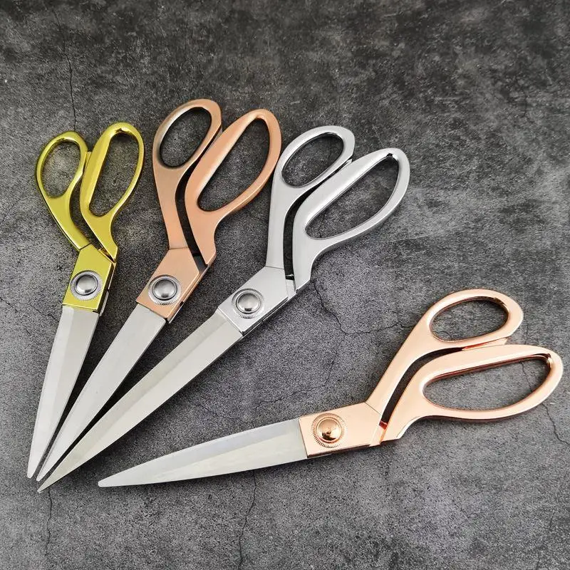 1PC Professional Tailor Fabric Scissors Sewing Scissors Stainless Steel  Scissors for Cutting Silk Cotton Fabric Raw Materials - AliExpress