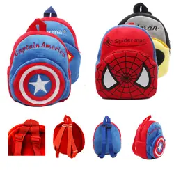 Детский рюкзак, 4 стиля, Дисней герой Marvel Спайдермен, Супермен, Бэтмен, мультфильм, мини школьный рюкзак для мальчиков и девочек, модный