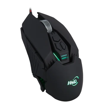 

HOT-HANSTEAD Wired Gaming Mouse Ergonomic Wired Mouse 8 Keys LED 4000 DPI Computer Mouse Gamer Mice Silent Mouse for PUBG FPS Ga