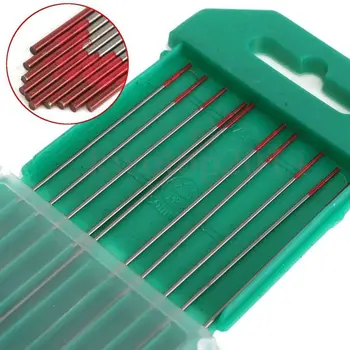 

New 10pcs WT20 Tungsten 2% Lanthanated Tip TIG Welding Electrodes 150mm / 6 inch