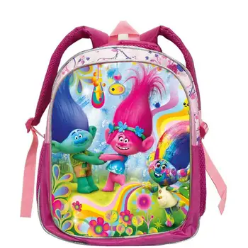 

New Arrivals 16-inch Mochilas Infantil Trolls Bag Cartoon Backpack Kids Boys Age 7-13 Children School Bags For Girls Bookbag