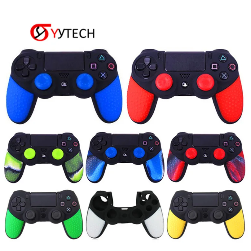 Gamepad Controller With 2pcs Game Caps Gel Rubber Silicone Grips Covers Skins Cases Game Components For Ps4 Replacement Parts Accessories Aliexpress Gamepad Controller With 2pcs Game Caps Gel Rubber Silicone Grips Covers Skins Cases Game Components For Ps4 Replacement Parts Accessories Aliexpress