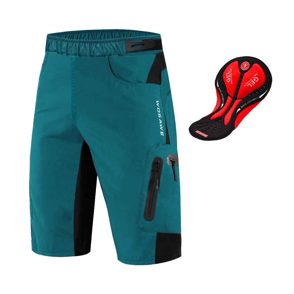 WOSAWE велосипедные шорты для мужчин гелевая подкладка нижнее белье велосипеда