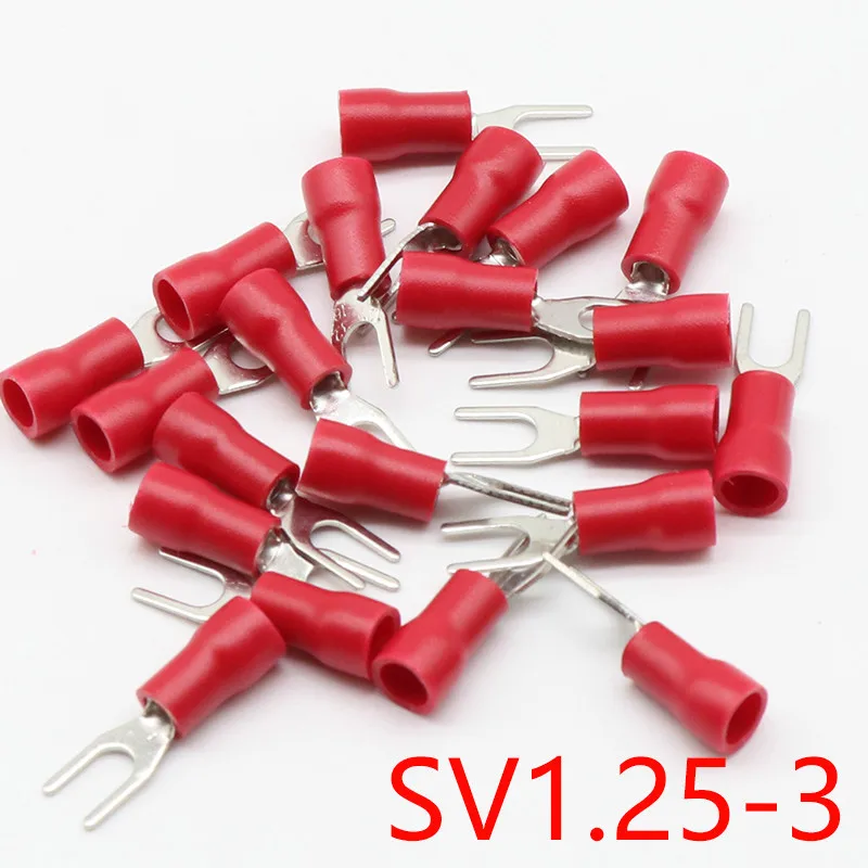 Изолированные Наконечники провода электрический наконечник обжимная Клемма 100