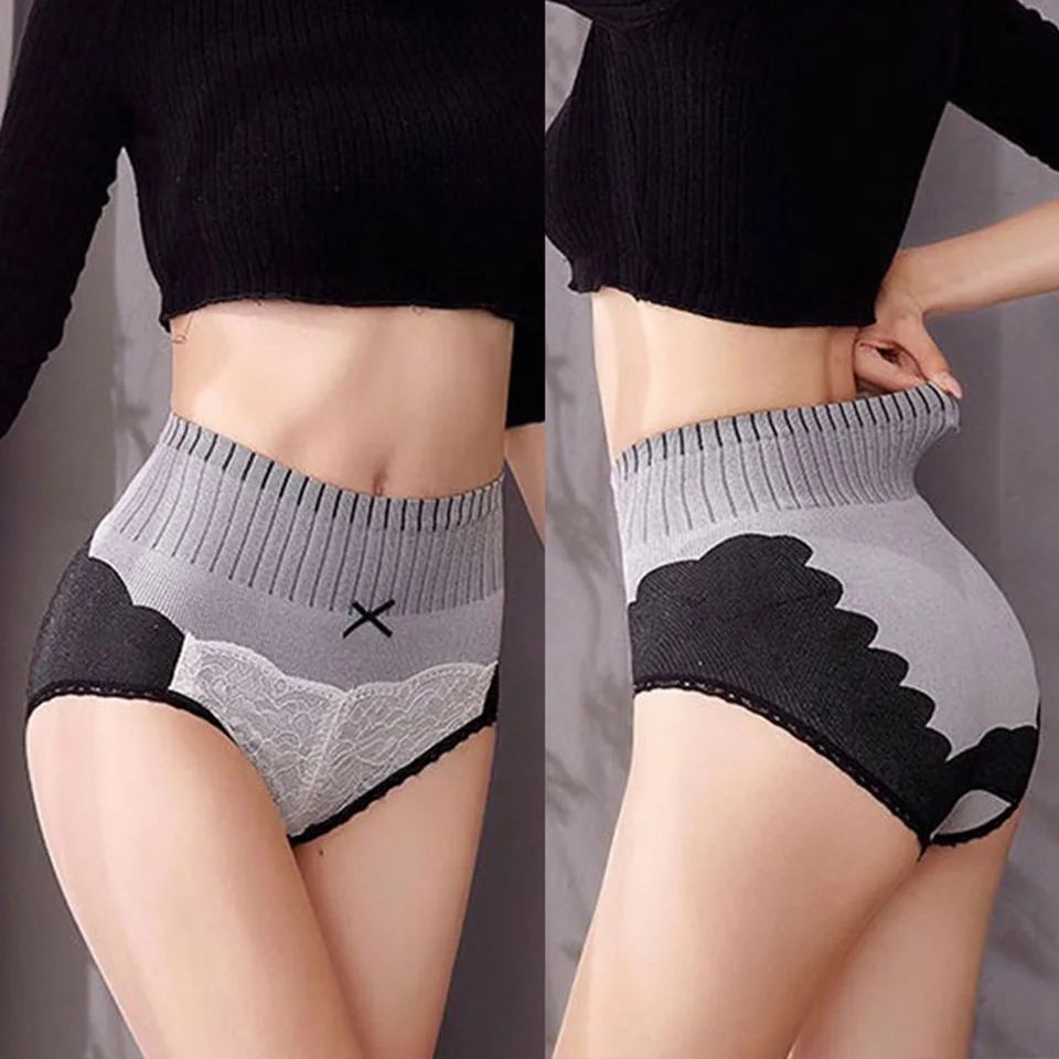 Women Seamless Panties Underwear Female High Waist Brief Hip Lift Underpanties Breathable Underpant Sexy Lingerie Body Shaper