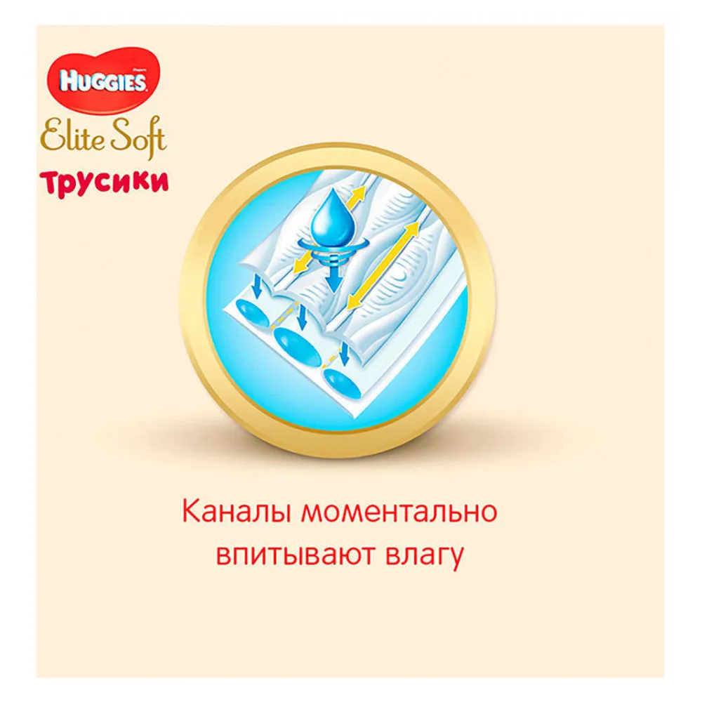 Трусики-подгузники Huggies, Элит Софт 3, 6-11 кг, 25 шт