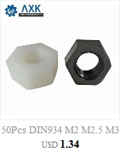 50 шт. ISO7045 DIN7985 M2 M2.5 M3 M4 черные нейлоновые винты с перекрестной головкой пластиковые крестовые винты