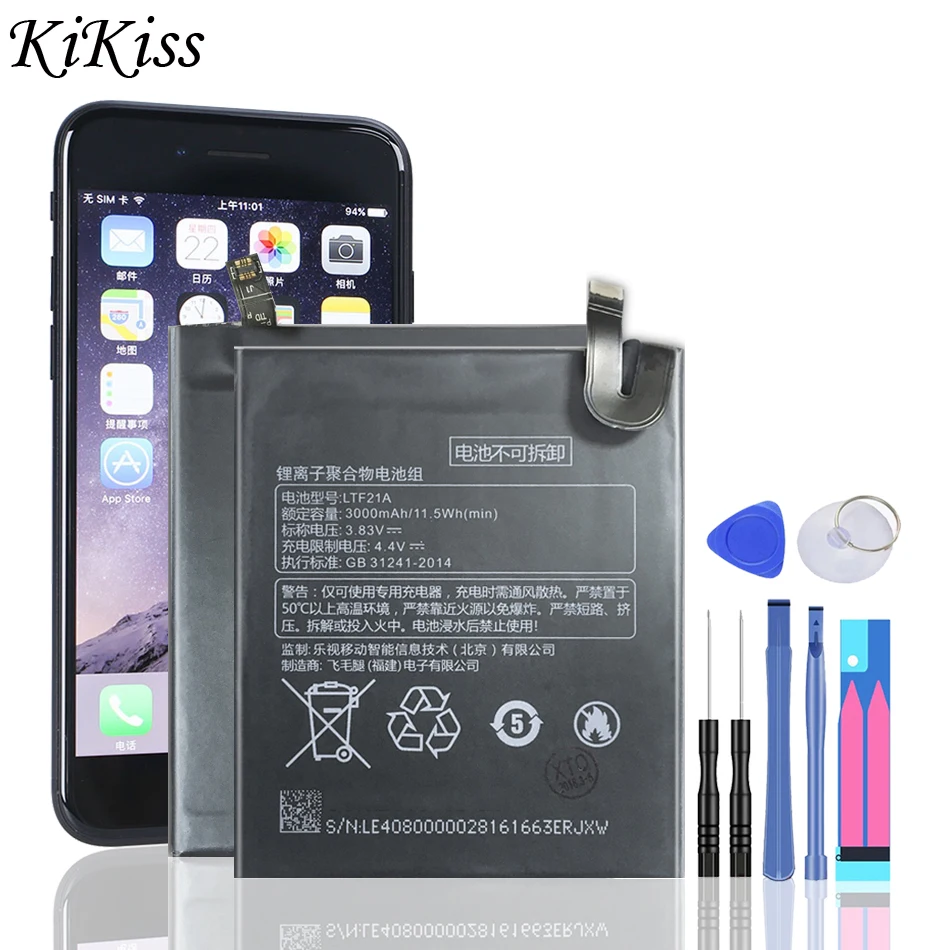 LTF21A 3000mAh аккумулятор для Letv LeEco Le 2 Le2 Pro X620 X626 &amp S3 LeS3 X526 X527 мобильный телефон bateria +