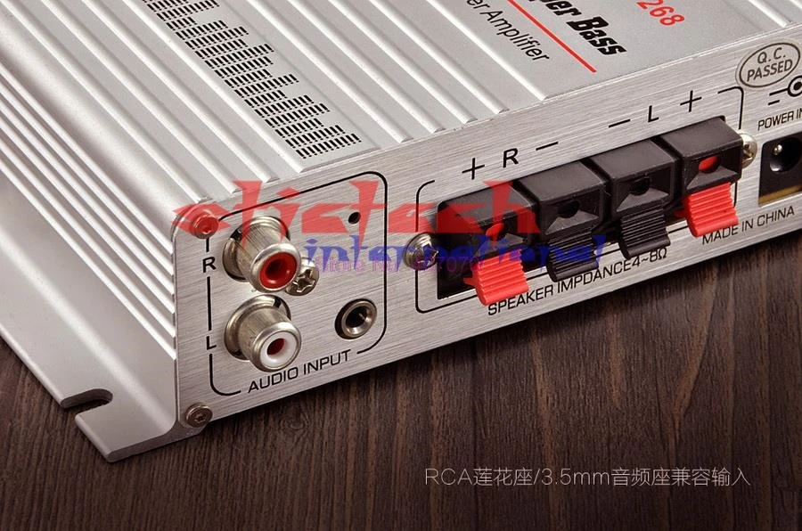 От DHL или Fedex 20 шт. LP 268 Новый мини Hi Fi аудио стерео усилитель для автомобилей