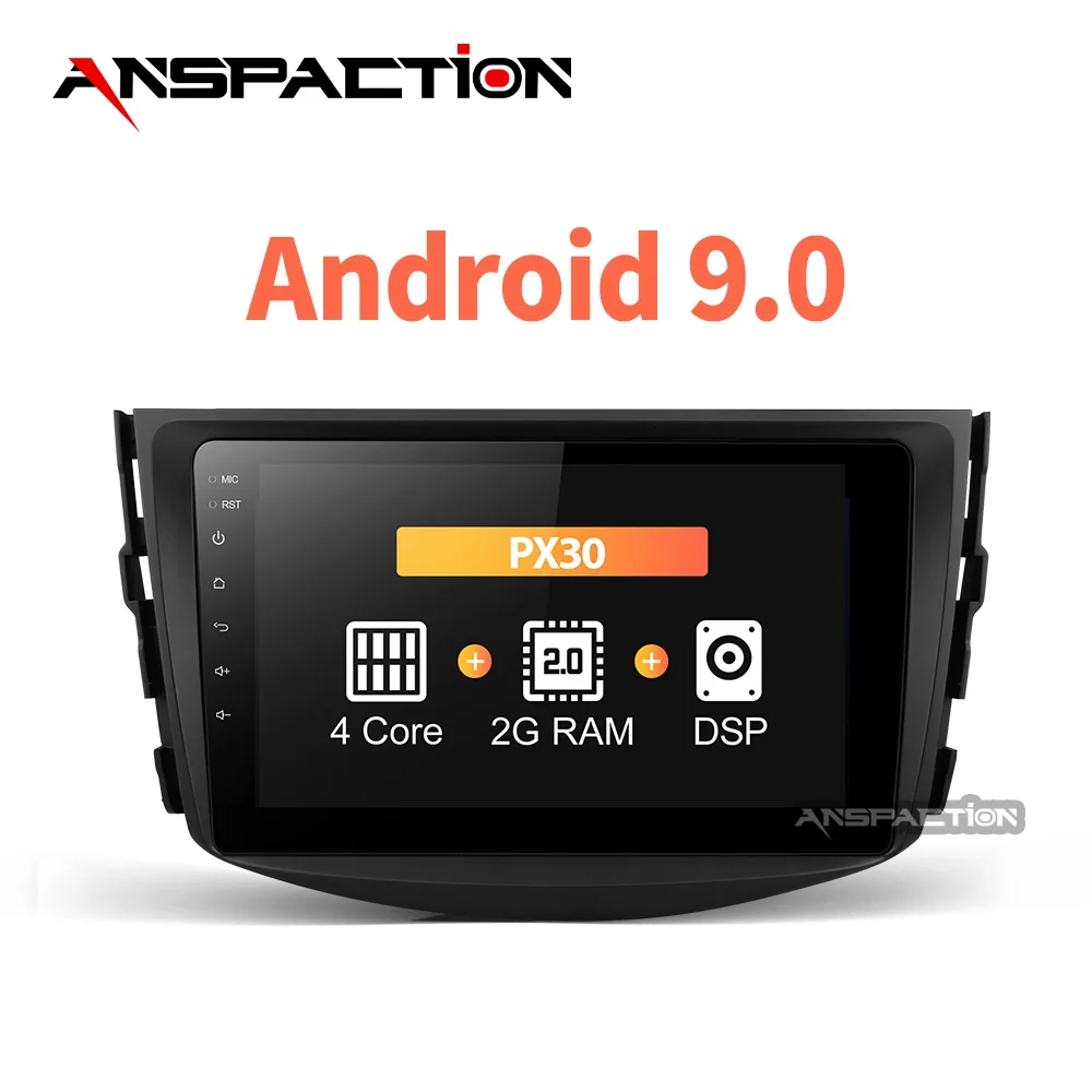 

Android 9.0 car dvd player for Toyota RAV4 Rav4 2007 2008 2009 2010 2011 2 din 1024*600 gps navigation wifi Quad core car gps