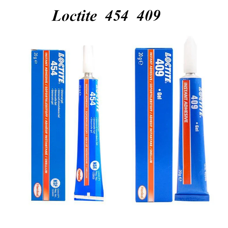 Pasta Impermeabile Loctite 454 409 Colla Istantanea Forte Asciugatura Rapida Come Colla Gel Adesivo Ad Alta Viscosità Per Gomma Plastica Metallo