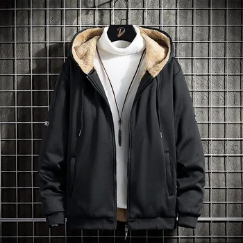 Thick Winter Wool Bomber Jacket