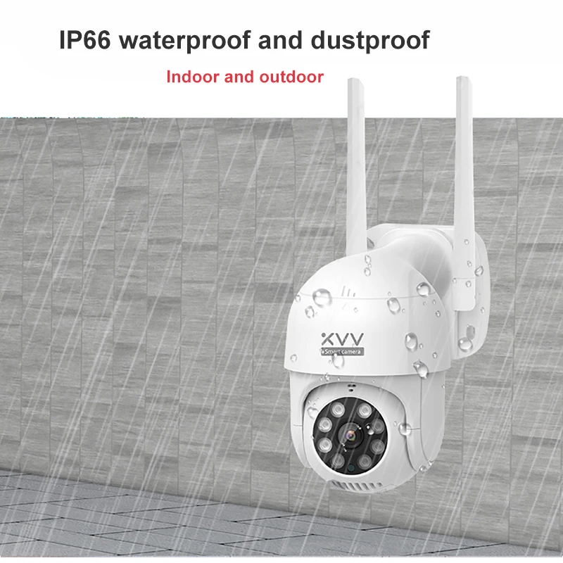 Xiaovv Smart P1 Outdoor Camera 2K 1296P 270° PTZ Rotate WiFi Webcam Humanoid Detect Waterproof Security Cameras For Mi Home