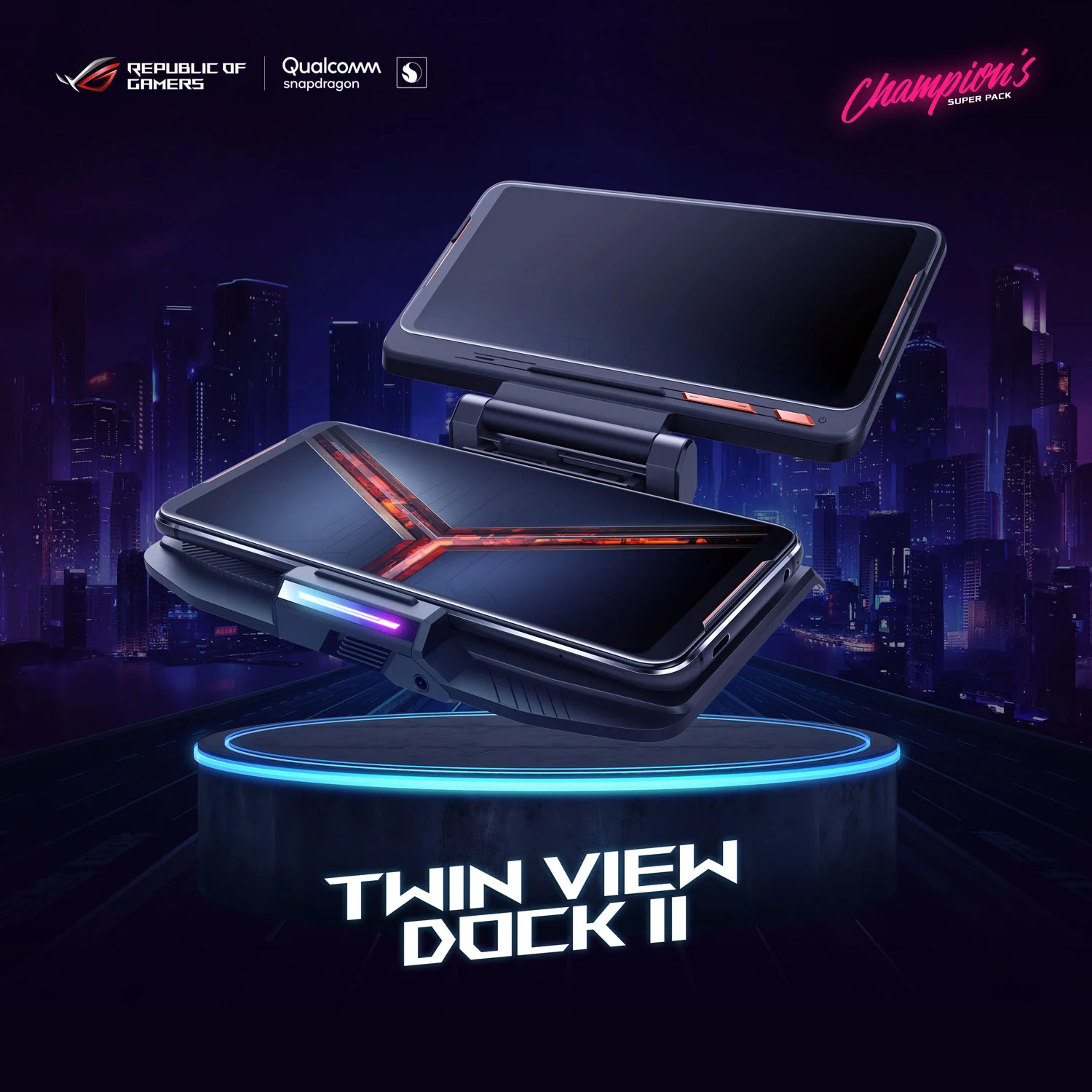 Модуль станции ASUS ROG Phone 2 TwinView Dock II ZS660KL
