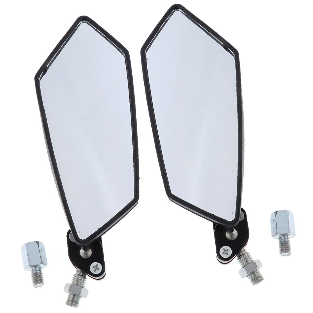 Motorcycle Scooter Moped Rearview Mirror 8/10mm For XF125/ZY100T