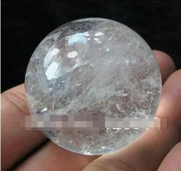 YM 327 Rare Collectibles Natural Clear white Quartz Crystal Ball/Sphere 38MM | Дом и сад