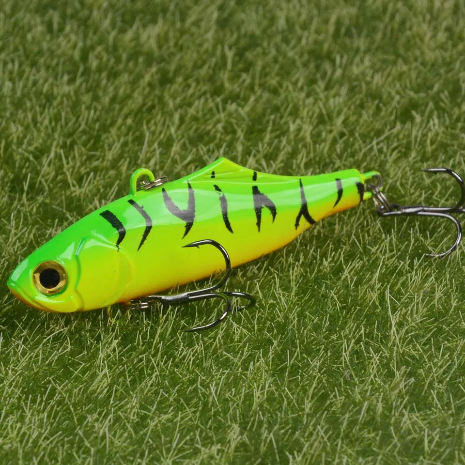 

1PCS Fishing Lure Sinking VIB Lipless Crankbaits 70mm 24g Hard Artificial Vibration Bait Winter Ice Salt Fishing Tackle
