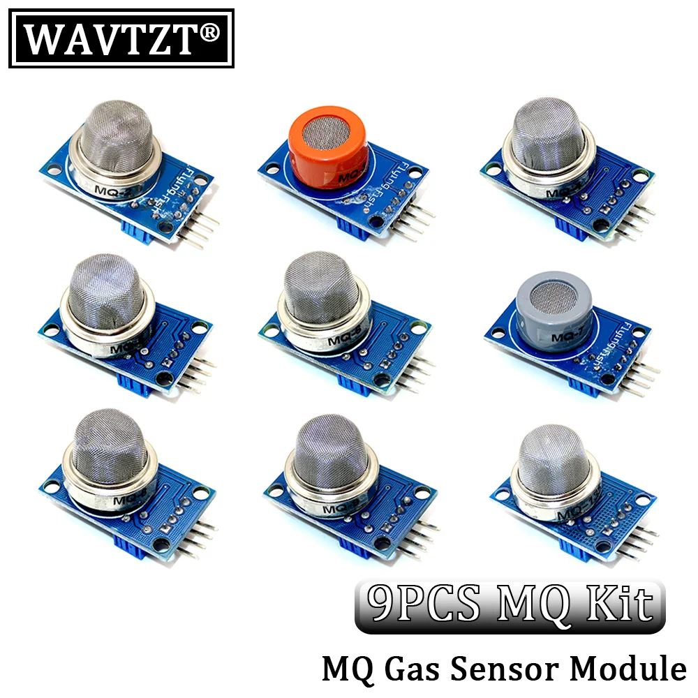 Mq-2 Mq-3 Mq-4 Mq-5 Mq-6 Mq-7 Mq-9 Mq-135 Rilevamento Fumo Metano Modulo Sensore Di Gas Liquefatto Per Arduino Starter Kit Fai Da Te