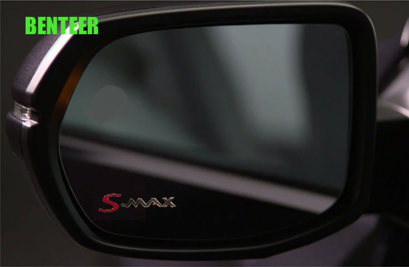 5 шт. нержавеющая сталь автомобильная наклейка на зеркало заднего вида для ford smax S-MAX